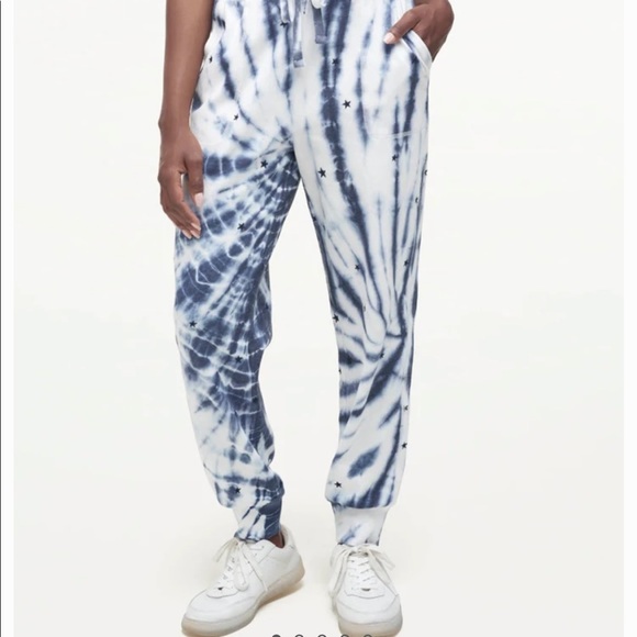 Cosmo Star Embroidered Tye Dye Jogger